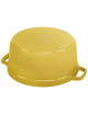 Cocotte en fonte Staub ronde Citron - 5 diamètres