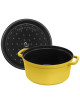 Cocotte en fonte Staub ronde Citron - 5 diamètres