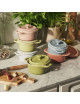 Ensemble de 6 mini cocottes Staub en céramique Macaron 10cm