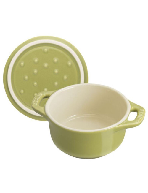 Ensemble de 6 mini cocottes Staub en céramique Macaron 10cm