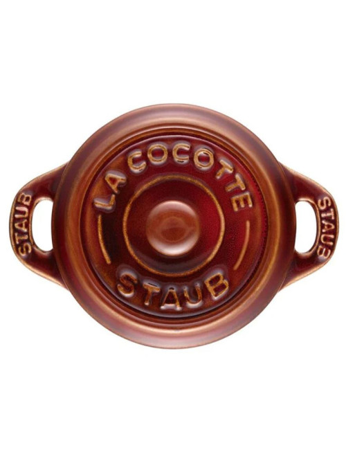 Mini cocotte ronde Staub en céramique 10cm - 7 coloris