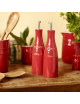 Huilier et vinaigrier Staub en céramique rouge cerise