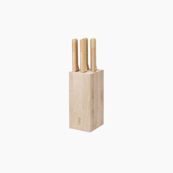 Bloc OPINEL avec 5 couteaux de cuisine Parallèle - 2 modèles