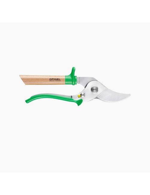 Sécateur OPINEL en bois et acier inoxydable - 2 coloris
