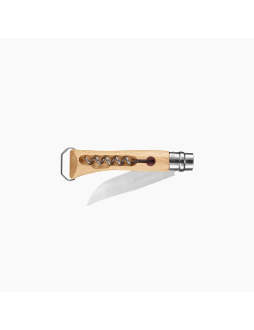 Couteau n°10 OPINEL tire bouchon et décapsuleur