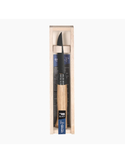 Couteau n°8 OPINEL Tradition Luxe Chène black Edition