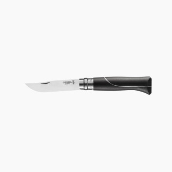 Couteau n°8 OPINEL Tradition Luxe Ellipse Ebène et aluminium