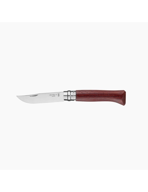 Couteau n°6 ou n°8 OPINEL Tradition Luxe Padouk - 2 tailles