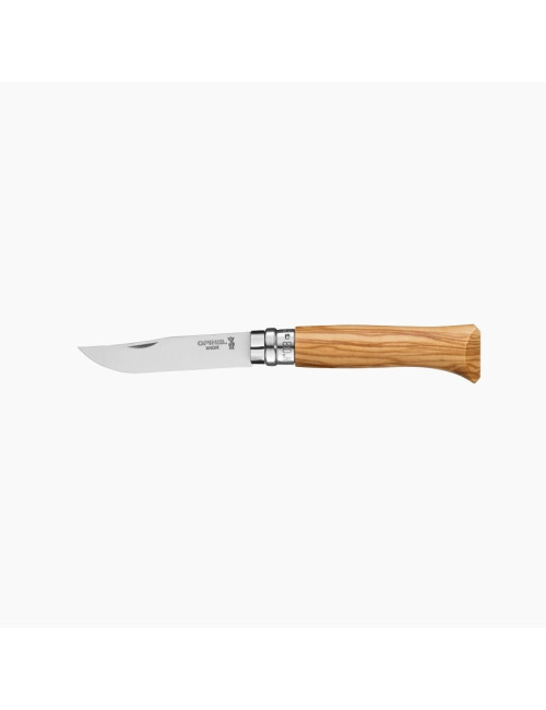 Couteau n°6, n°8 ou n°9 OPINEL Tradition chêne noyer olivier - 3 bois 2 tailles
