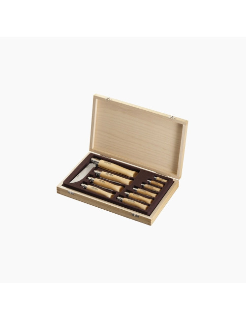 Coffret Collection 10 couteaux OPINEL Tradition - carbone ou inox