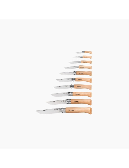 Coffret Collection 10 couteaux OPINEL Tradition - carbone ou inox