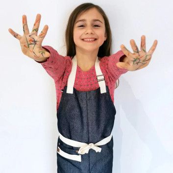 Tablier en polycoton Atelier TB pour enfants "Bambino" - 3 tailles