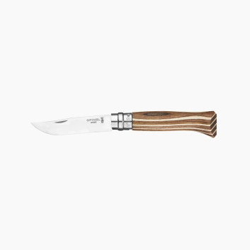 Couteau n°8 OPINEL Tradition Luxe Bouleau lamellé - 3 coloris