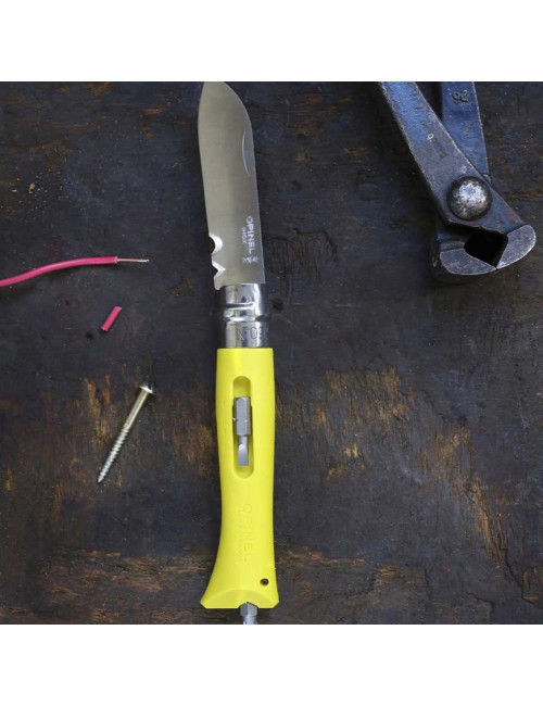 Couteau n°9 OPINEL Tradition Multifonctions Bricolage - 2 coloris
