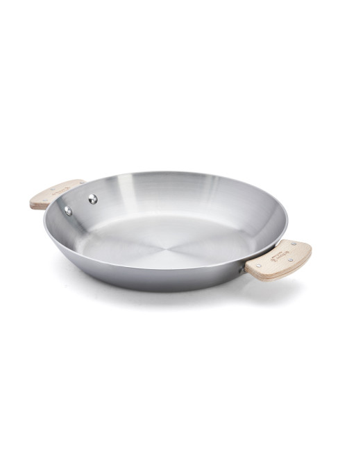 Poêle inox De Buyer Alchimy Loqy amovible - 4 tailles
