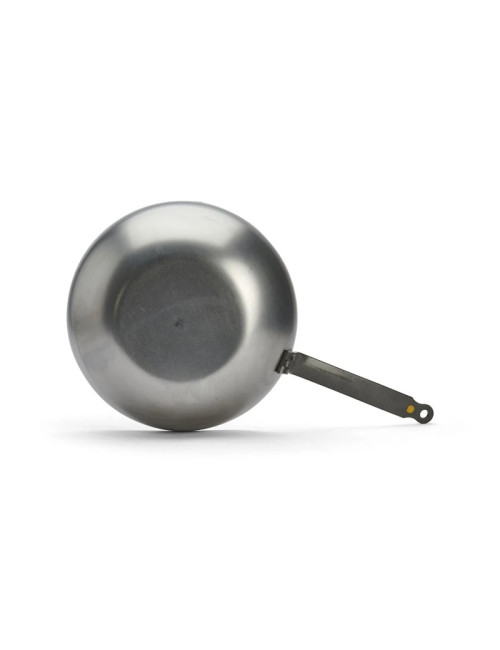 Wok bombé De Buyer Minéral B en acier - 3 tailles