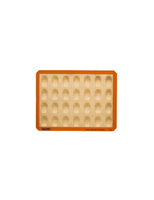 Moule à gâteau 28 mini madeleines SILPAT en silicone 40x30cm