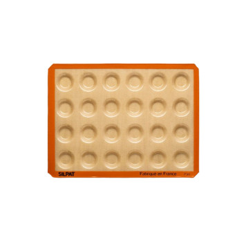 Moule à tarte 24 mini tartelettes SILPAT en silicone 40x30cm