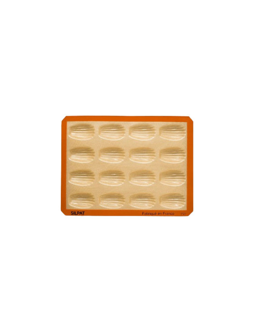 Moule à gâteau 16 madeleines SILPAT en silicone 40x30cm