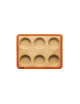 Moule à gâteau 6 grands ronds SILPAT en silicone 40x30cm