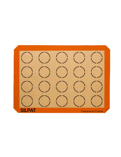Toile tapis de cuisson spéciale macarons SILPAT en silicone 42x29.5cm