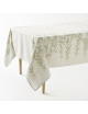 Nappe Botanique 100% lin Charvet Mousse 175x230cm