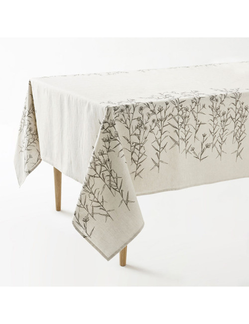 Nappe Botanique 100% lin Charvet - 3 coloris 4 tailles