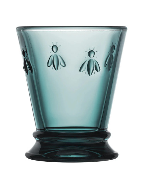 4 verres à eau Abeille La Rochère set de 4 coloris assortis