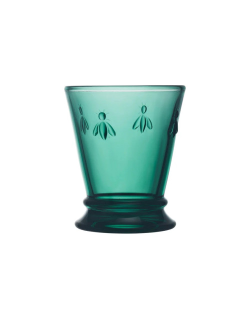 4 verres à eau Abeille La Rochère set de 4 coloris assortis