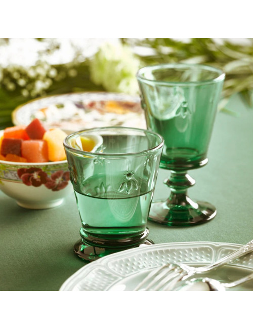 4 verres à eau Abeille La Rochère set de 4 coloris assortis