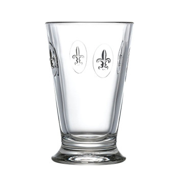 6 verres à jus long drinks Fleur de Lys La Rochère