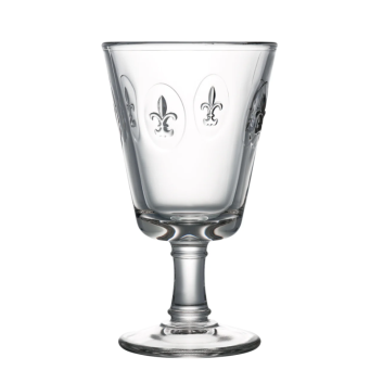 6 verres à vin Fleur de Lys La Rochère