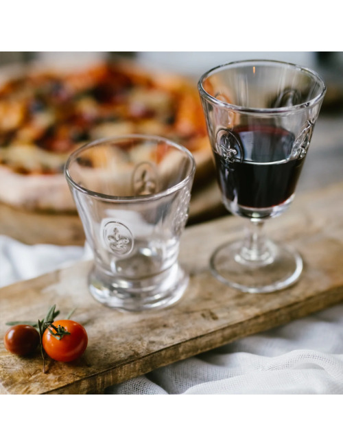 6 verres à vin Fleur de Lys La Rochère