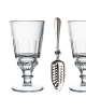 Coffret de 2 verres à absinthe avec cuillère La Rochère dégustation