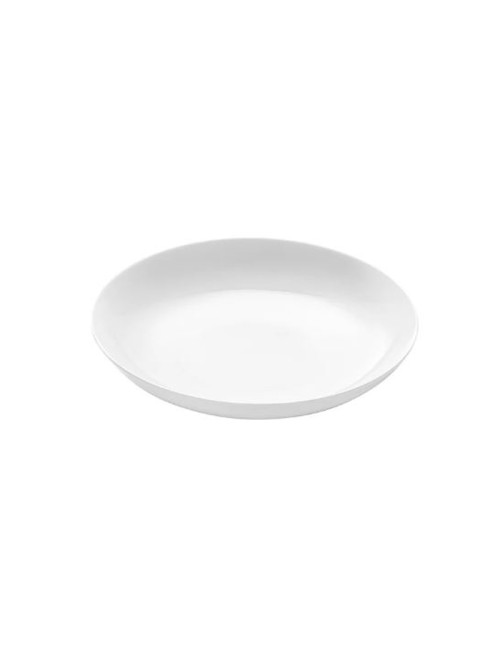 6 assiettes creuses Modulo blanc DEGRENNE 20cm