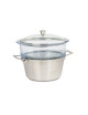 Ensemble vapeur CRISTEL 1826 inox et verre - 2 tailles