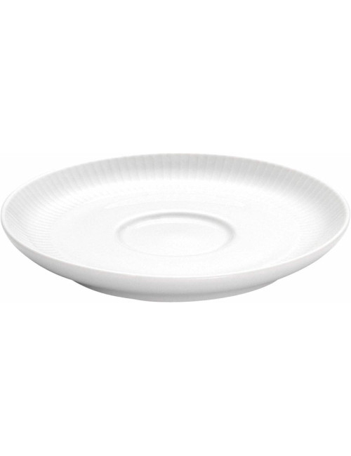 6 soucoupes à café Plissé Pillivuyt en porcelaine - choix n°2