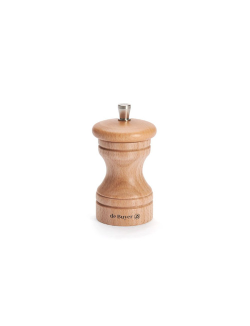 Moulin à sel Paso De Buyer 10cm en bois - 4 coloris