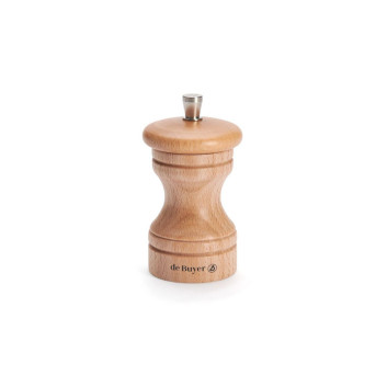 Moulin à poivre Paso De Buyer 10cm en bois - 4 coloris