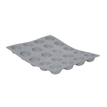 Elastomoule à demi-sphères De Buyer en silicone 20 emplacements