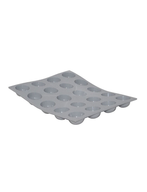 Elastomoule à demi-sphères De Buyer en silicone 20 emplacements