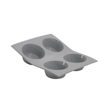 Elastomoule à 4 muffins De Buyer en silicone