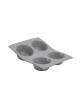 Elastomoule à 4 muffins De Buyer en silicone