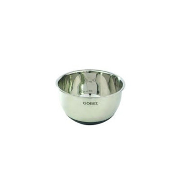 Cul de poule GOBEL en acier inoxydable fond silicone 16cm