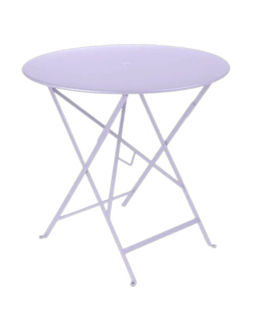 Table bistro pliante ronde Fermob en acier 77cm - 24 coloris