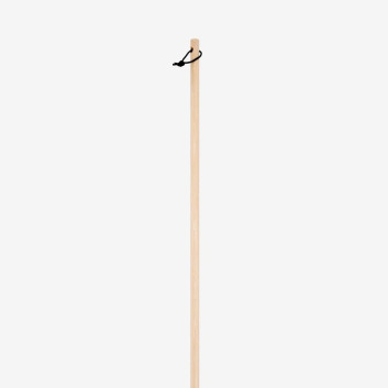 Manche à balais en bois brut Andrée Jardin 130cm hêtre