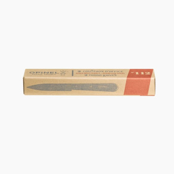 Coffret OPINEL de 2 couteaux d'office n°112 bois naturel