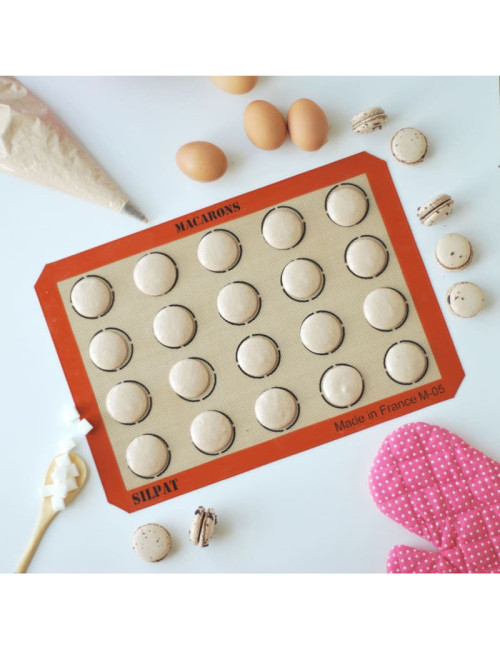 Kit français SILPAT tapis de cuisson macarons madeleines