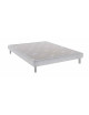 Ensemble Heveane Dunlopillo matelas sommier lattes fixes - 8 tailles