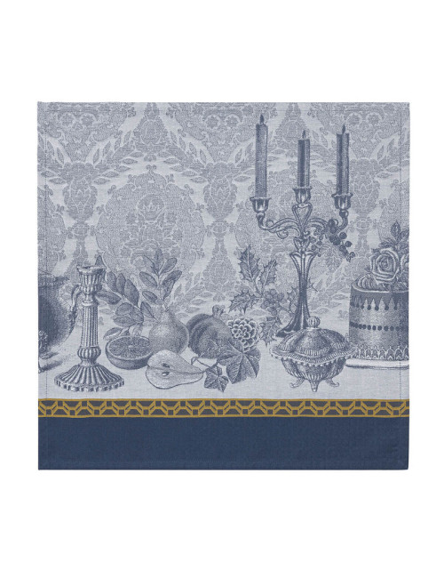 4 serviettes de table en coton Festin Le Jacquard Français - 2 coloris